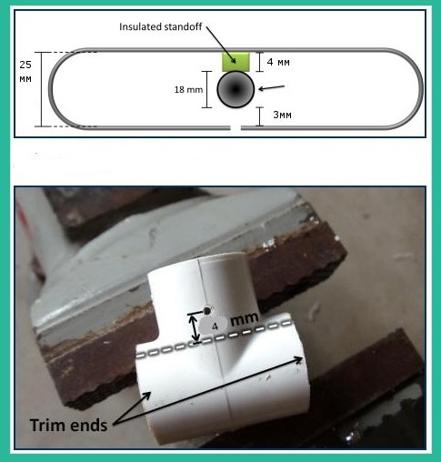 Крепление вибратора антенны Крепление вибратора антенны