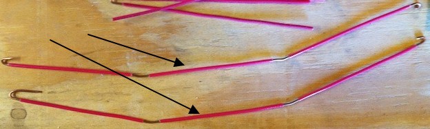 два провода по 22 см два провода по 22 см